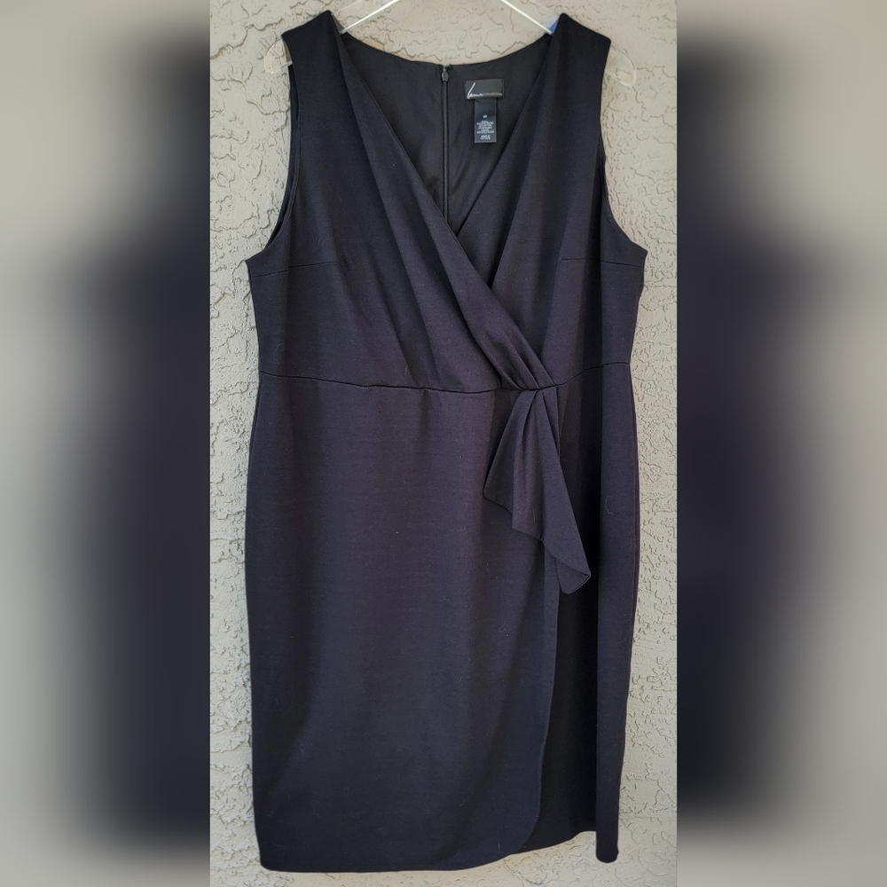 Lane Bryant Black Midi Dress